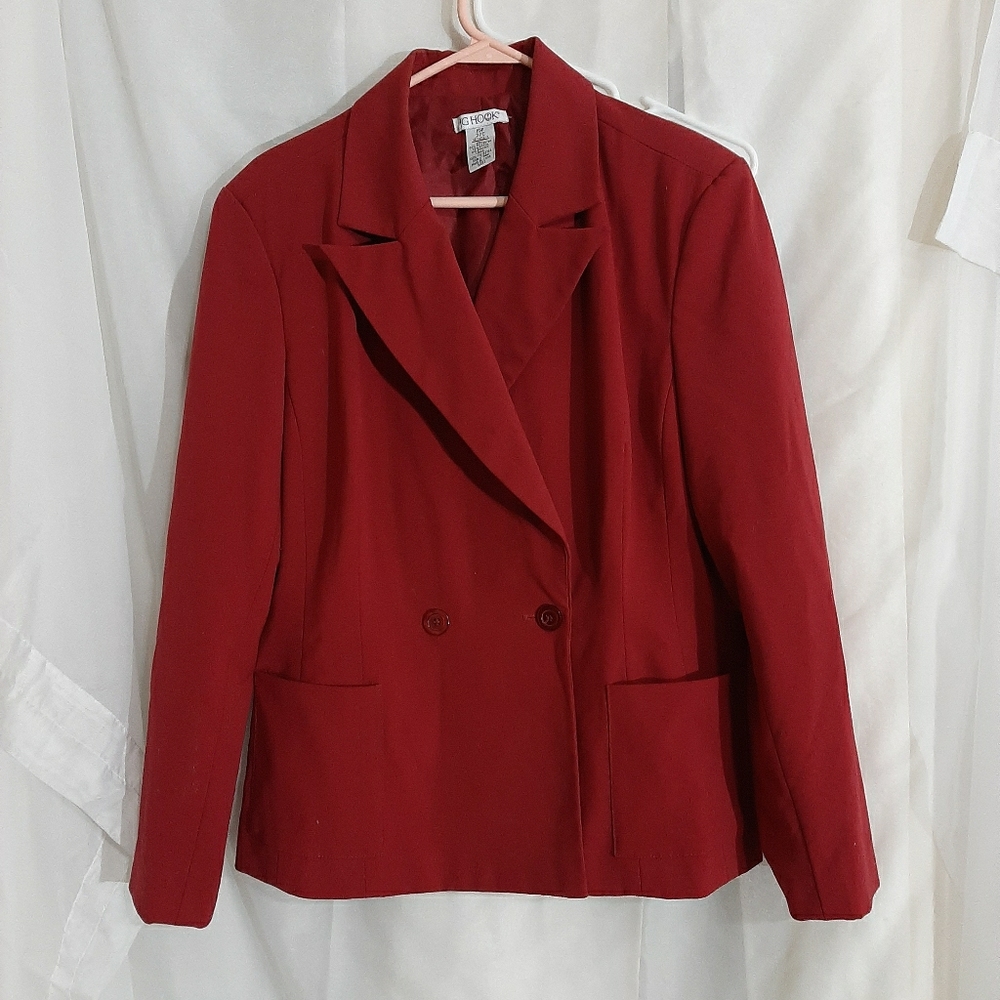 J.g hooks red size 16 blazer